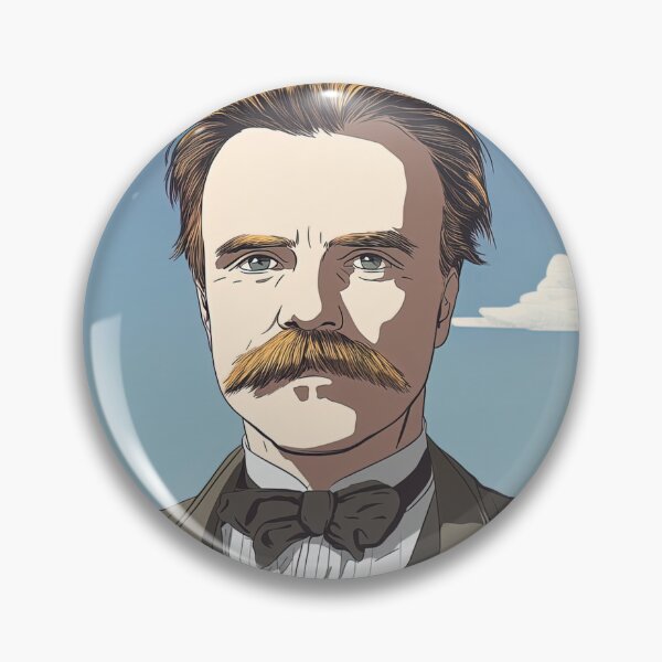 Item preview, Friedrich Nietzsche | Anime style designed and sold by ComicsFactory.
