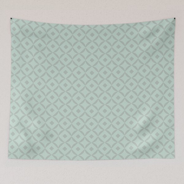 Item preview, Duck Egg Blue Geometric Shapes designed and sold by dottiedigitals.