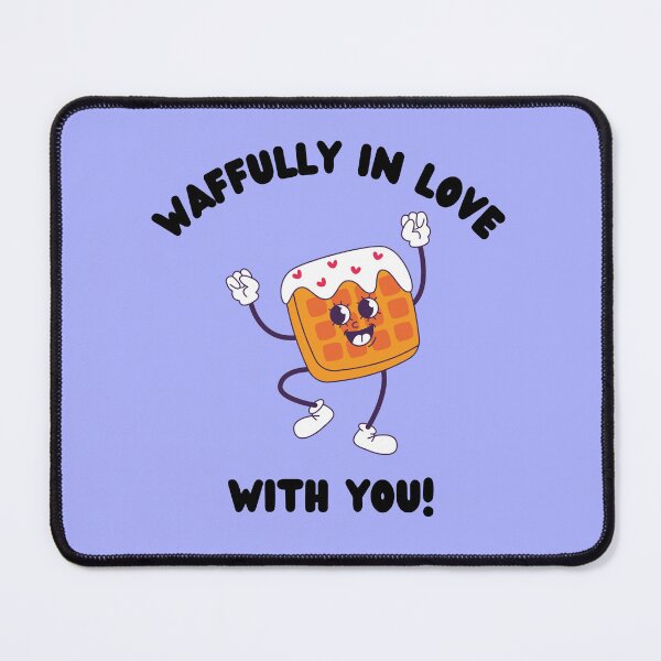 Item preview, Kawaii Waffle and Hearts Waffully in Love With You designed and sold by Neeshki.