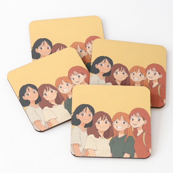 Item preview, Friends | Anime style designed and sold by ComicsFactory.