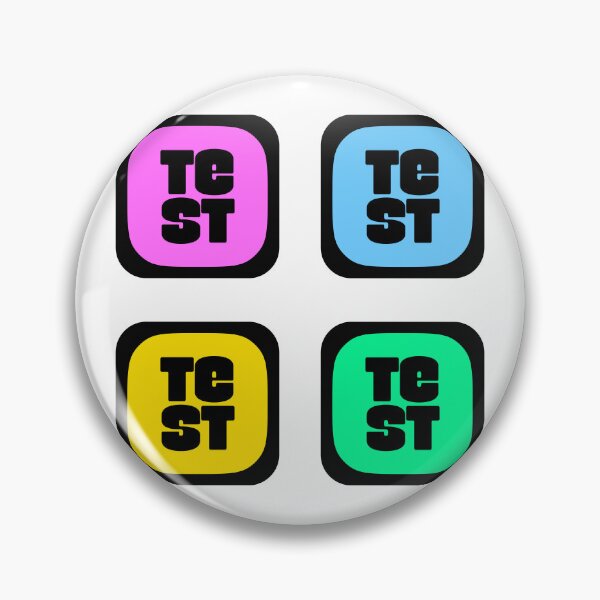 Item preview, (4 pack) test badges - UX Designer | Product Designer | UI Designer Stickers designed and sold by PoshPixel.