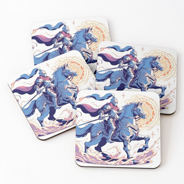 Item preview, Manga Warrior and Magic Steed Pop Art Style designed and sold by artofuniverse.