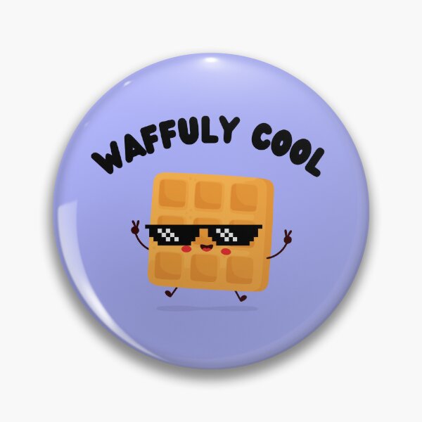 Item preview, Kawaii Waffle Wearing Sunglasses Waffuly Cool designed and sold by Neeshki.