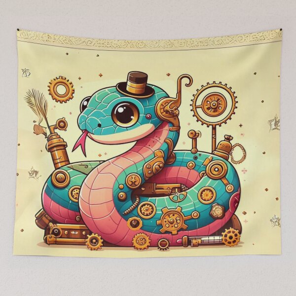 Item preview, Steampunk Bismarck Ringed Python designed and sold by Sillytoe.