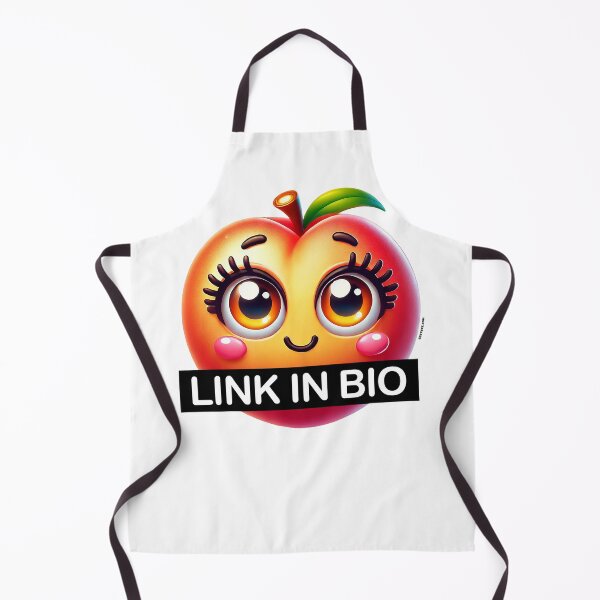 Item preview, Link in Bio Peach designed and sold by zeeteezofficial.