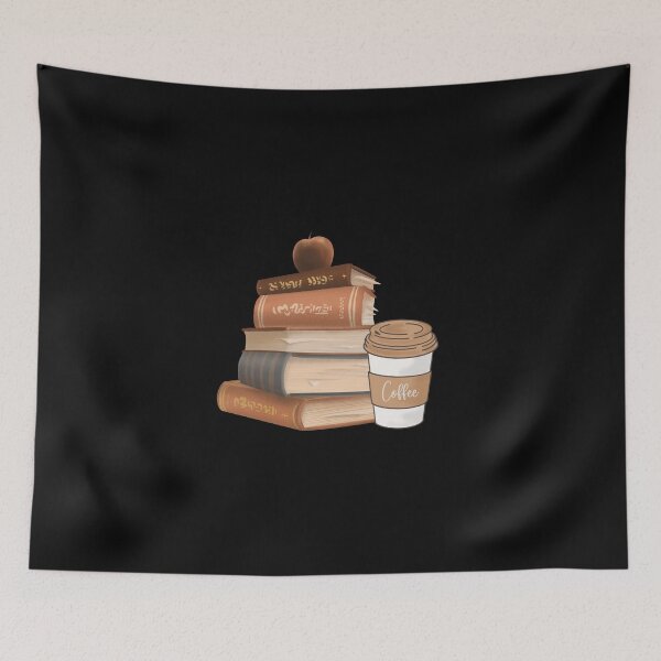 Item preview, Books And Coffee designed and sold by ridnaledesigner.