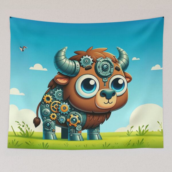 Item preview, Steampunk Bison designed and sold by Sillytoe.