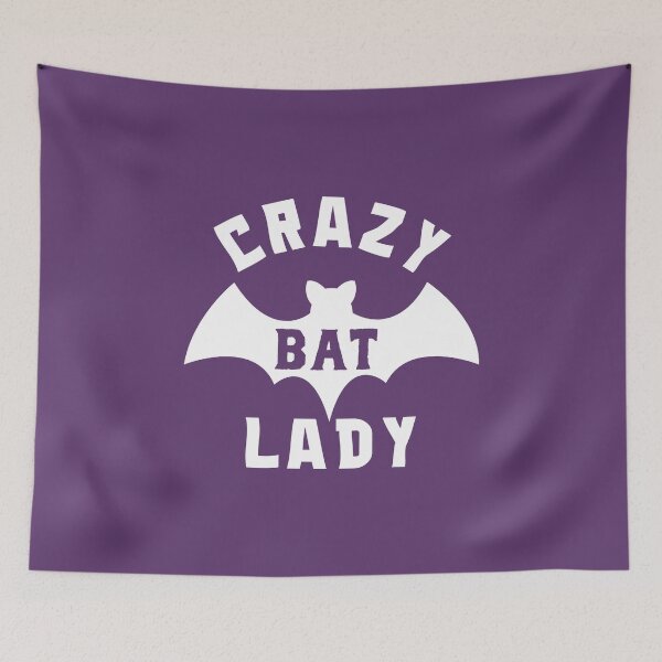 Item preview, Crazy Bat Lady, Funny Gift For Halloween #3 designed and sold by SalahBlt.