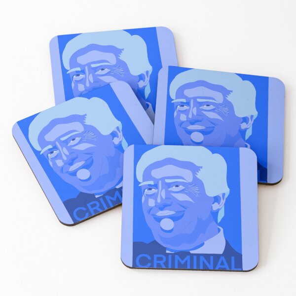 Item preview, (Blue) Criminal Trump designed and sold by ChaosIllustrate.