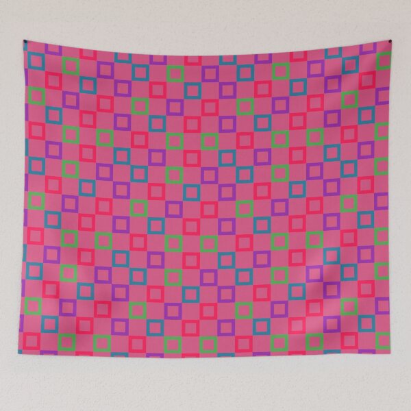 Item preview, COLOURFUL SQUARES PATTERN designed and sold by larissa-myrie.