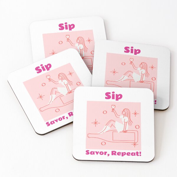 Item preview, Sip, Savor, Repeat! Wine  designed and sold by WearitToday.