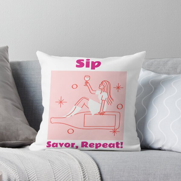 Item preview, Sip, Savor, Repeat! Wine  designed and sold by WearitToday.