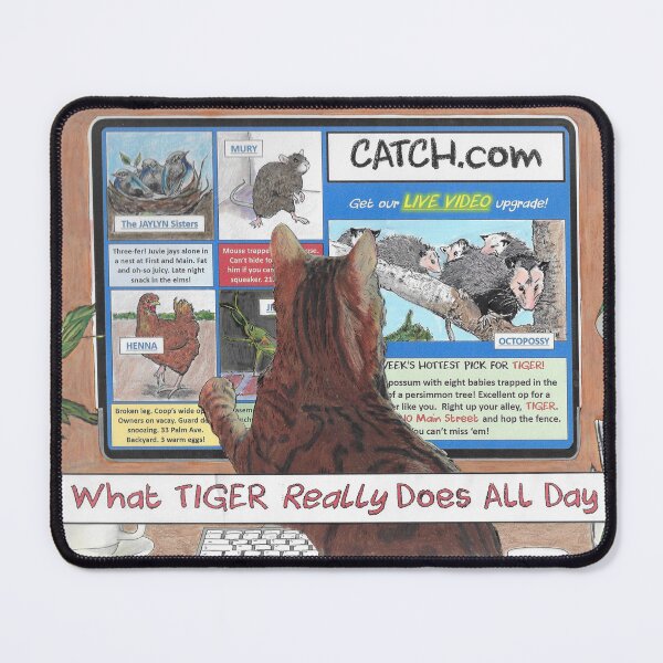 Item preview, What Tiger Really Does All Day designed and sold by RuthyBallard.