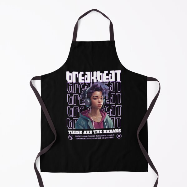 Item preview, BREAKBEAT  - Headphone Girl (white)  designed and sold by Discothreadz.