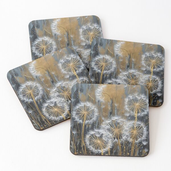 Item preview, Golden Dandelions on Artistic Background designed and sold by Fab-Haven.