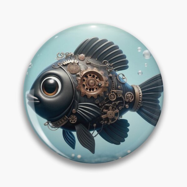 Item preview, Steampunk Black Crappie designed and sold by Sillytoe.