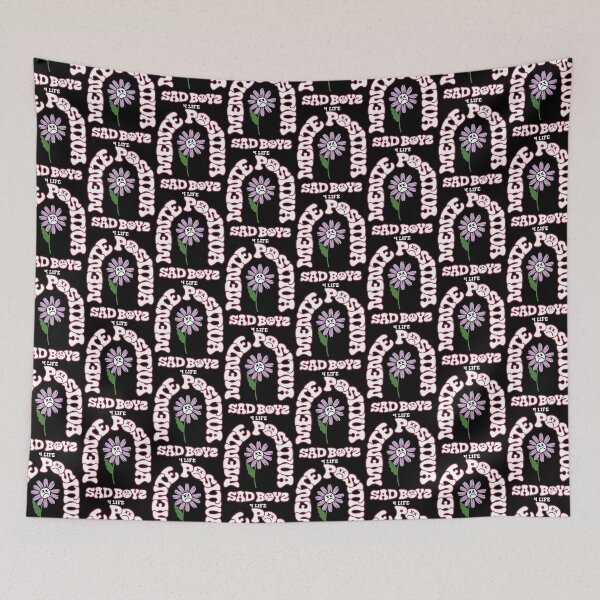 Item preview, Junior H Positive Mind Corridos Lying Down Design designed and sold by ASLdesigner.