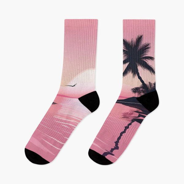 Item preview, Pink Sunset with Palm Trees designed and sold by Fab-Haven.
