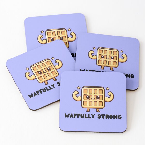 Item preview, Kawaii Waffle Strong and Flexing designed and sold by Neeshki.