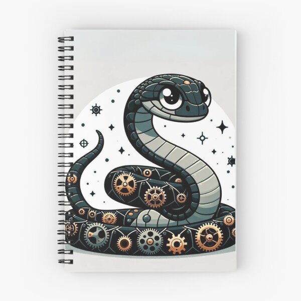 Item preview, Steampunk Black Mamba Snake designed and sold by Sillytoe.