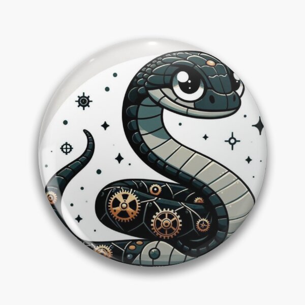 Item preview, Steampunk Black Mamba Snake designed and sold by Sillytoe.