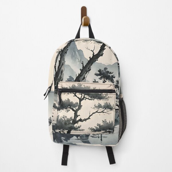 Item preview, Serene Mountain Landscape in Watercolor Style designed and sold by Fab-Haven.