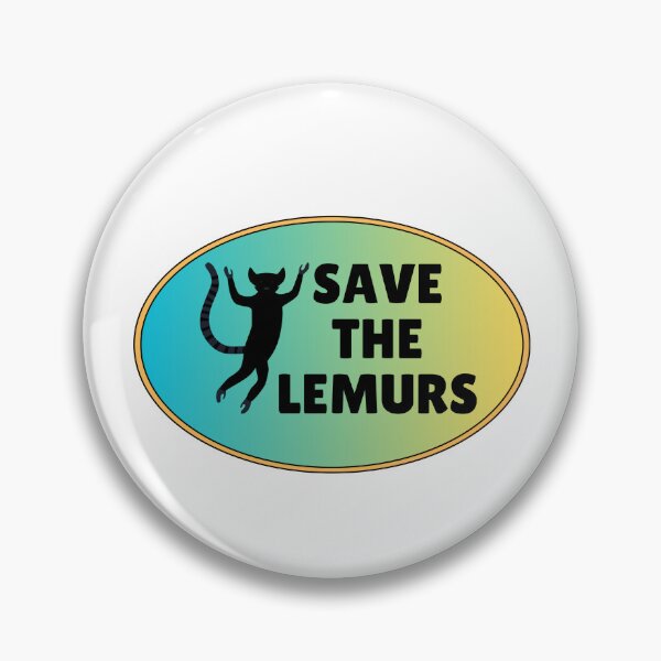 Item preview, save the lemurs, endangered designed and sold by designemarket.
