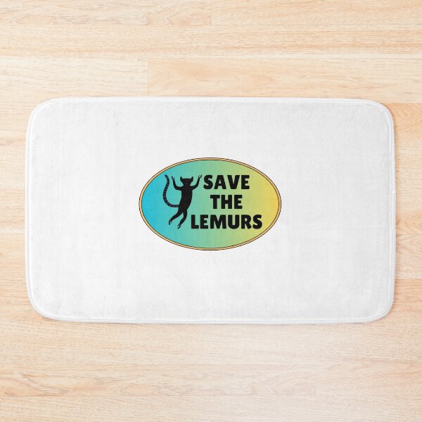 Item preview, save the lemurs, endangered designed and sold by designemarket.