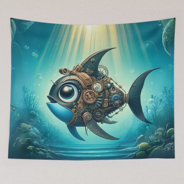 Item preview, Steampunk Black Marlin designed and sold by Sillytoe.