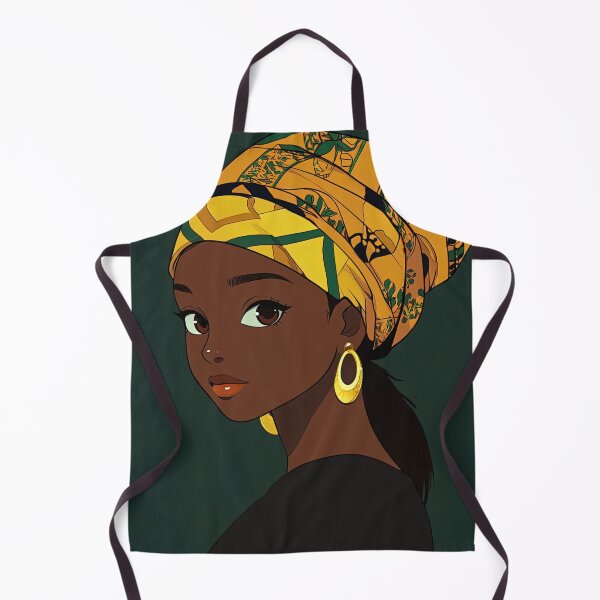 Item preview, Gabonese woman | Anime style designed and sold by ComicsFactory.