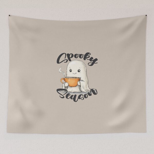 Item preview, Friendly Ghost coffee happy halloween cute spooky kawaii spooky season cool outfit designed and sold by · GAMING SOUL ·.