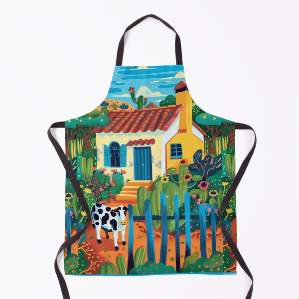 Item preview, Cow in the Countryside - Naive Art designed and sold by Piotrek0001.
