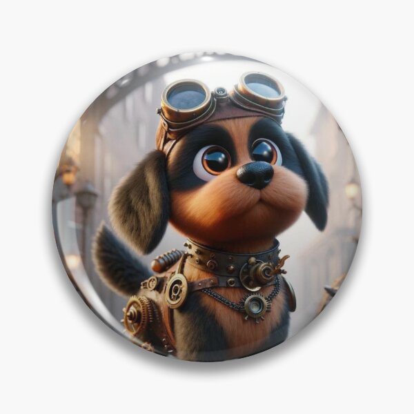 Item preview, Steampunk Black Mouth Cur designed and sold by Sillytoe.