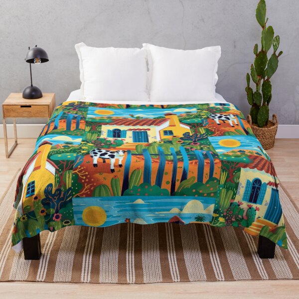 Item preview, Cow in the Countryside - Naive Art designed and sold by Piotrek0001.