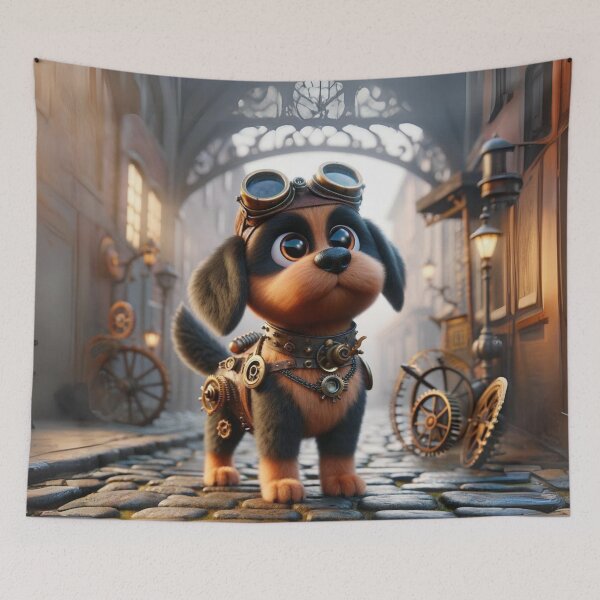 Item preview, Steampunk Black Mouth Cur designed and sold by Sillytoe.