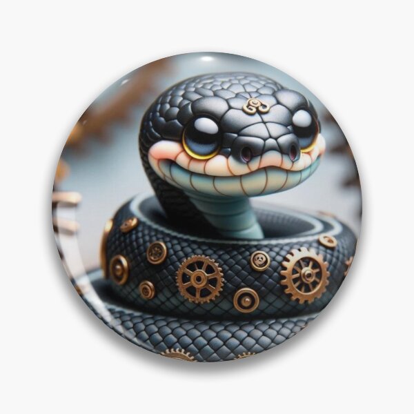Artikelvorschau, Steampunk Schwarz Pastell Königspython entworfen und verkauft von Sillytoe.