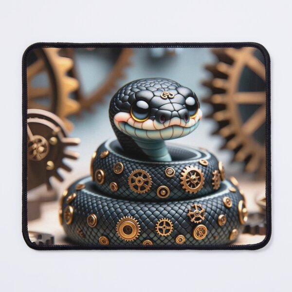 Item preview, Steampunk Black Pastel Ball Python designed and sold by Sillytoe.