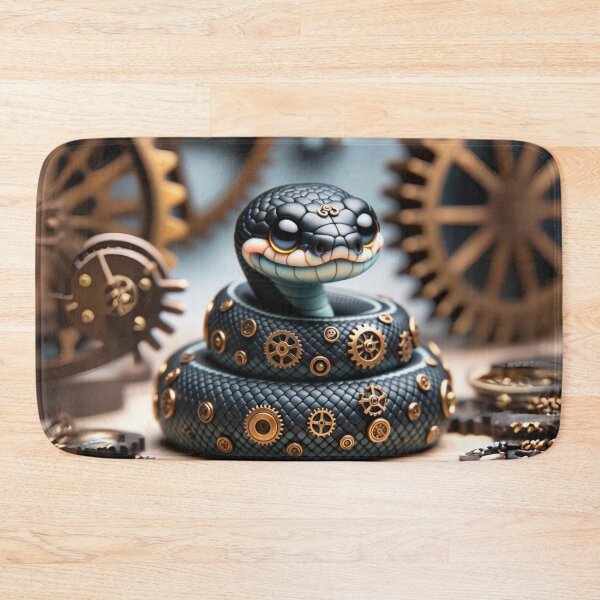 Item preview, Steampunk Black Pastel Ball Python designed and sold by Sillytoe.