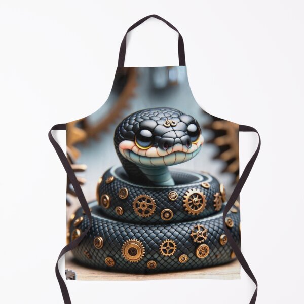 Item preview, Steampunk Black Pastel Ball Python designed and sold by Sillytoe.