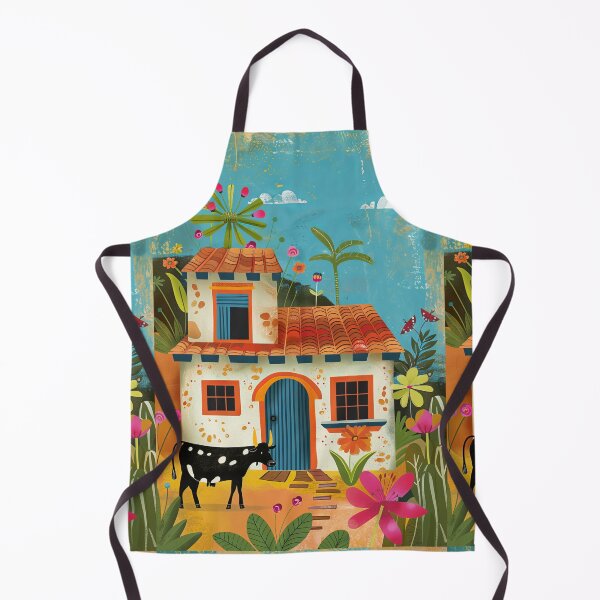 Item preview, Cow in the Countryside - Naive Art designed and sold by Piotrek0001.