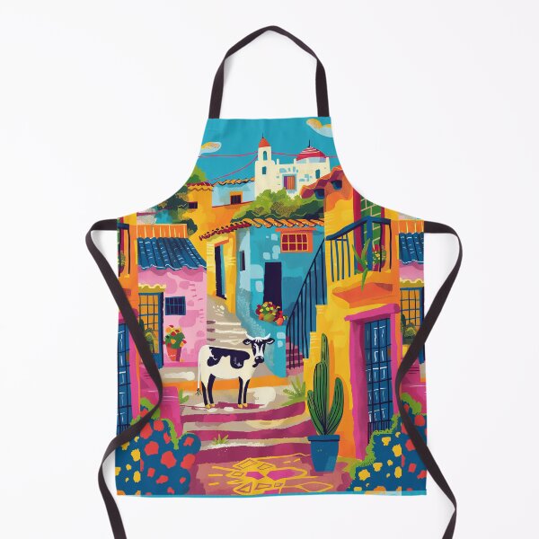 Item preview, Cow in the Countryside - Naive Art designed and sold by Piotrek0001.