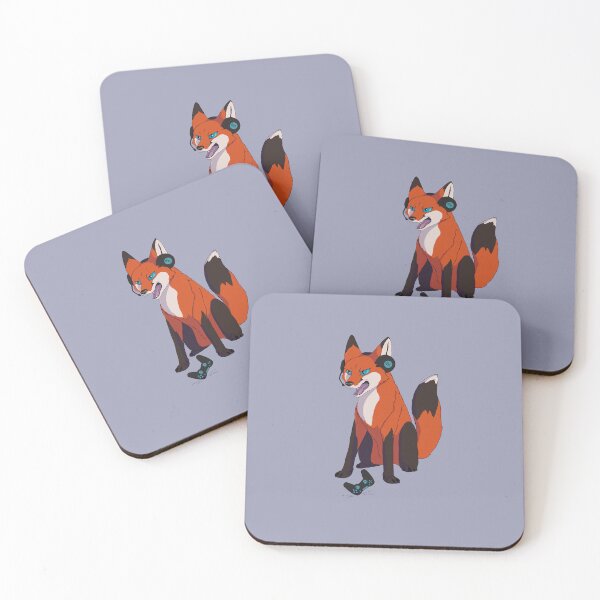 Item preview, red fox gamer designed and sold by DuskShadowFox.