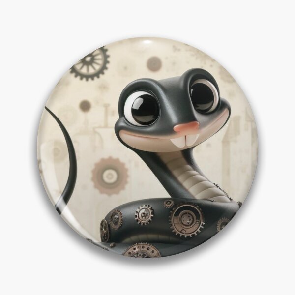 Item preview, Steampunk Black Rat Snake designed and sold by Sillytoe.