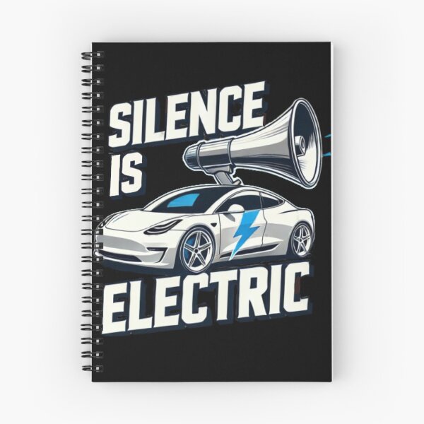Item preview, Electric Car Art: Silence is Electric  designed and sold by SLSGraphix.