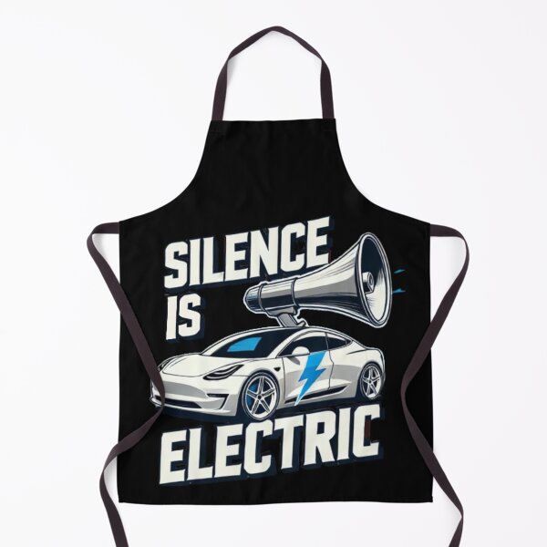 Item preview, Electric Car Art: Silence is Electric  designed and sold by SLSGraphix.