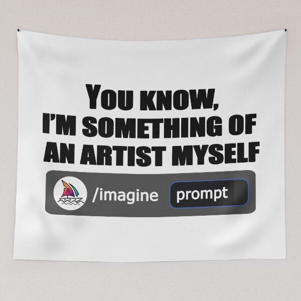 Item preview, Something of an Artist Myself - Black designed and sold by Artsy Sharky.
