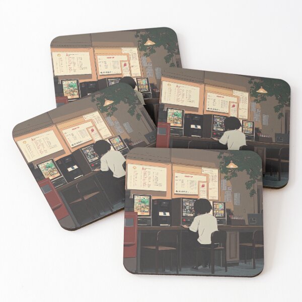 Item preview, Gaming cafe | Anime style designed and sold by ComicsFactory.