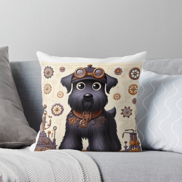 Item preview, Steampunk Black Russian Terrier Dog designed and sold by Sillytoe.