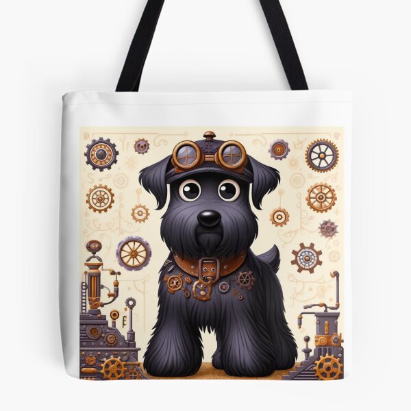 Item preview, Steampunk Black Russian Terrier Dog designed and sold by Sillytoe.