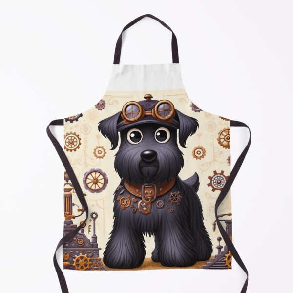 Item preview, Steampunk Black Russian Terrier Dog designed and sold by Sillytoe.